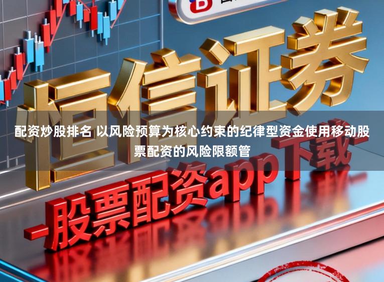 配资炒股排名 以风险预算为核心约束的纪律型资金使用移动股票配资的风险限额管
