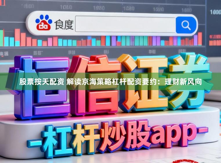 股票按天配资 解读京海策略杠杆配资要约：理财新风向
