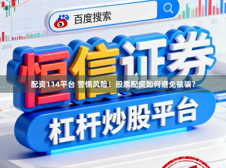 配资114平台 警惕风险！股票配资如何避免被骗？