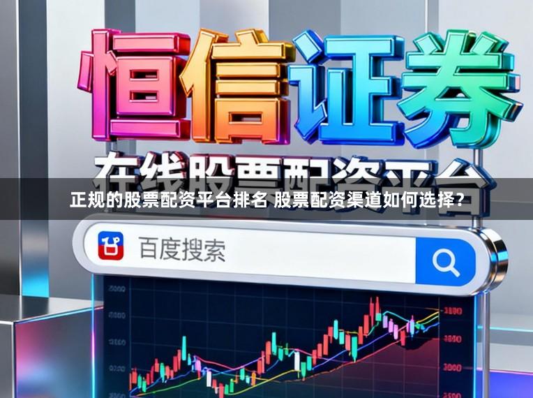 正规的股票配资平台排名 股票配资渠道如何选择?